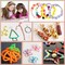 1300 Pcs DIY Childrens Crafts Beads Friendship Bracelet Kit, with Pony Beads Letter Beads and Bracelet Making Kit, Colorful Charms, Used for Custom Necklace Bracelets and Jewelry Decor